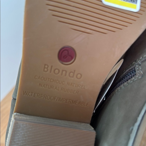 NWT Blondo Brown Chelsea Boots Ankle Height Suede - Picture 7 of 9